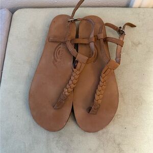 Rainbow Women's Braided Leather Sandals